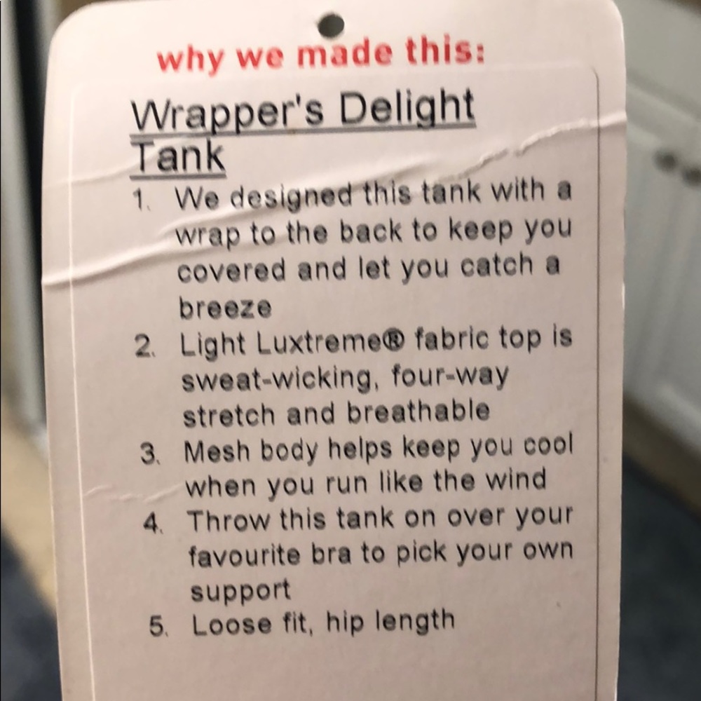 Lululemon Tank Burgundy Wrap 12 - Picture 6 of 6